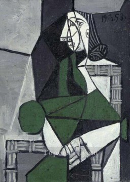 Mujer sentada 1926 cubista Pablo Picasso Pinturas al óleo